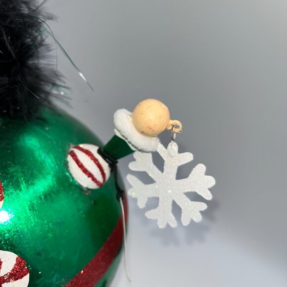 Vintage Pier One Pier 1 Metal Glitter Nutcracker Christmas Dancing Man